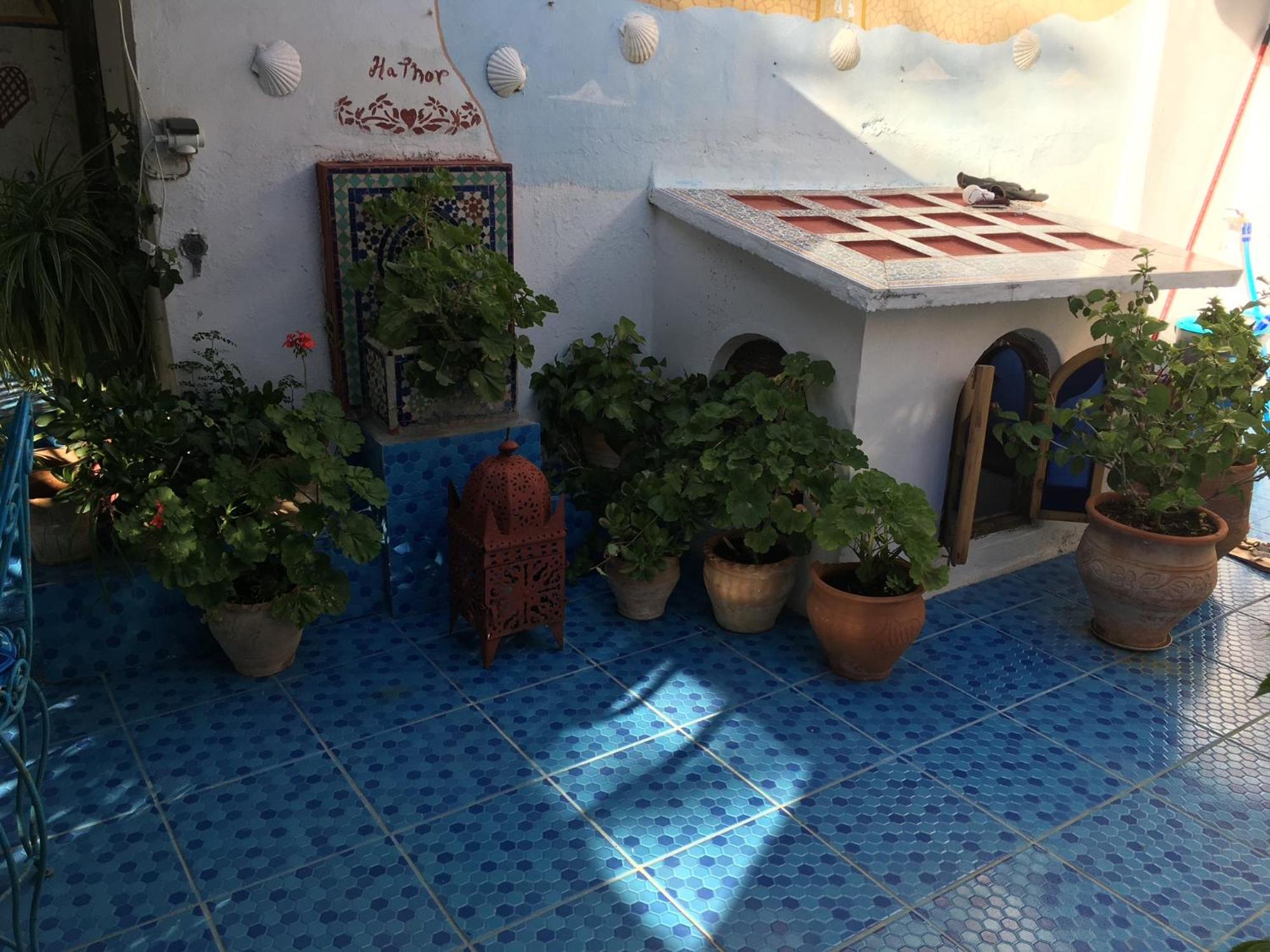 Hathor ,Casa Marroqui Con Dos Terrazas En La Medina Antigua , Ideal Parejas!! Wifi!! 艾西拉 外观 照片