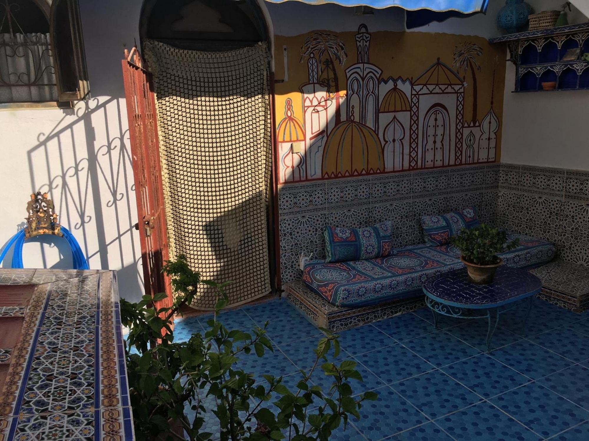 Hathor ,Casa Marroqui Con Dos Terrazas En La Medina Antigua , Ideal Parejas!! Wifi!! 艾西拉 外观 照片