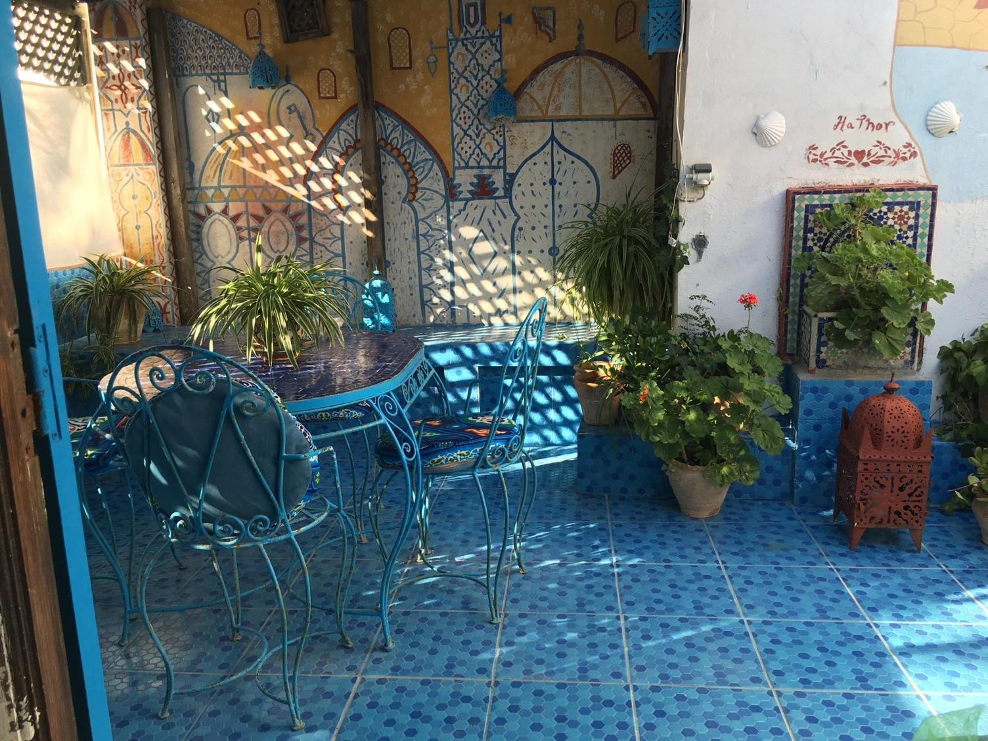 Hathor ,Casa Marroqui Con Dos Terrazas En La Medina Antigua , Ideal Parejas!! Wifi!! 艾西拉 外观 照片